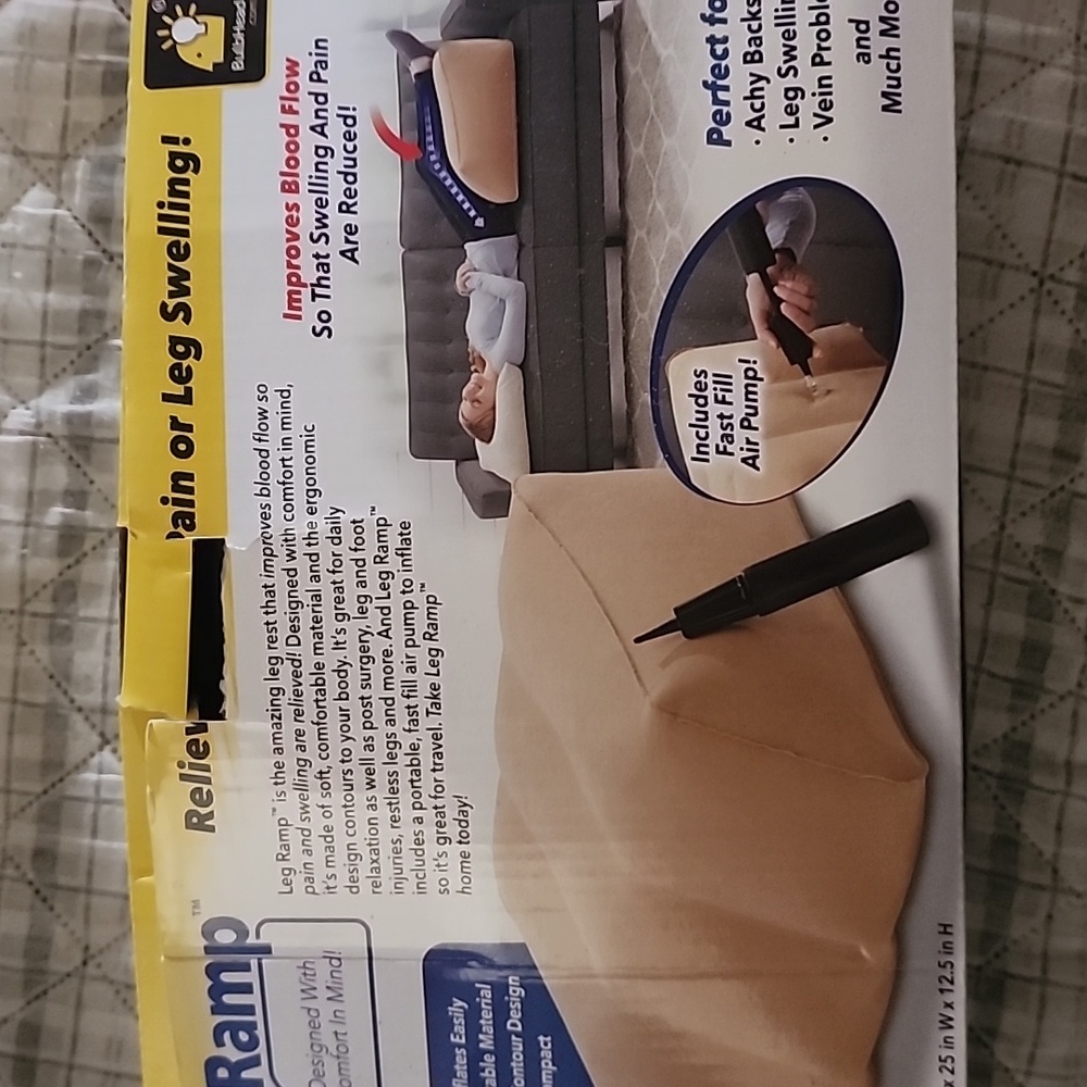 Leg Ramp for Back Pain Relief - Picture 2 of 2